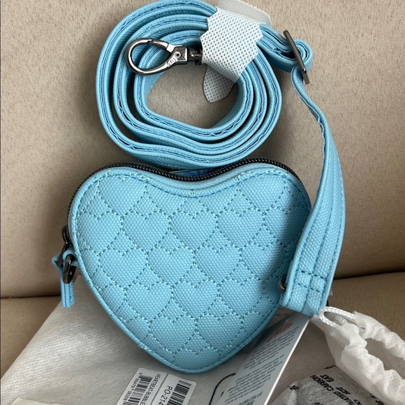 NWT Lug Heartbeat Matte Luxe VL Mini Crossbody Bag in Bubble Blue 🩵 - Picture 3 of 10